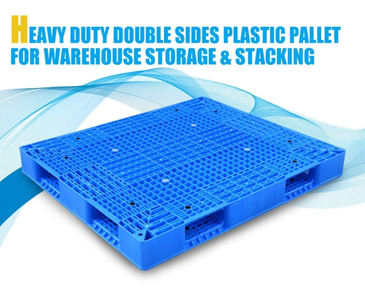 Double side large plastic pallet