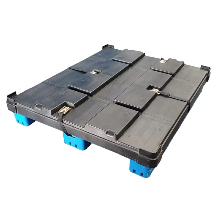 Heavy duty reusable plastic pallet lid